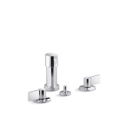 Kohler Components Widespread Bidet Faucet With Lever Handles 77983-4-CP